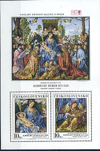 ЧССР, 1988, Дюрер, малый лист